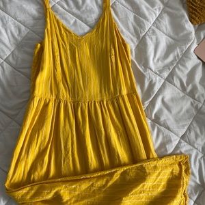 Yellow Midi Dress